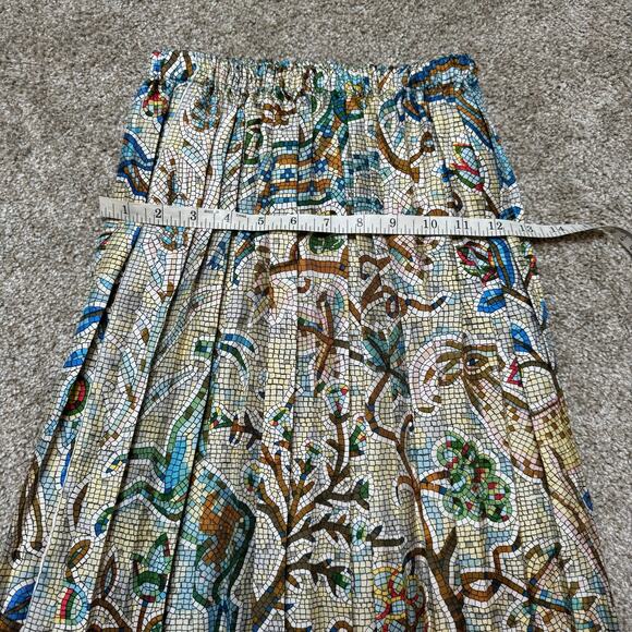 Hermes Silk Pavement Mosaic Tiles Patterned Bomber Jacket And Mini Skirt US 2/38 - Picture 8 of 14